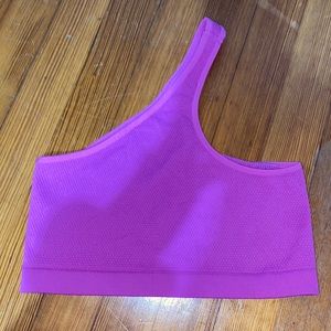 Out from under Pink One shoulder Urban Outfitters Top